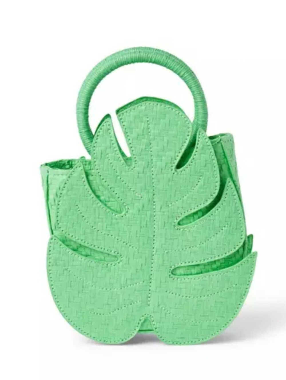 Janie & Jack palm leaf purse